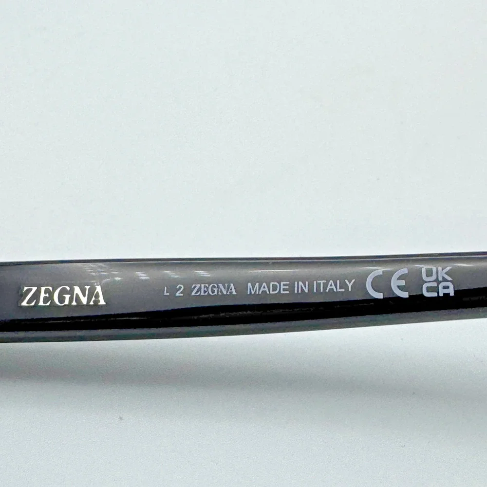 Ermenegildo Zegna Sunglasses EZ0281-F 01R Black Frame Green Polarized Asian Fit